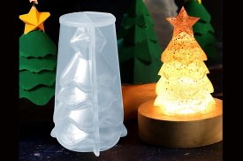 Molde silicona resina arbolito navidad BM2724 (2)